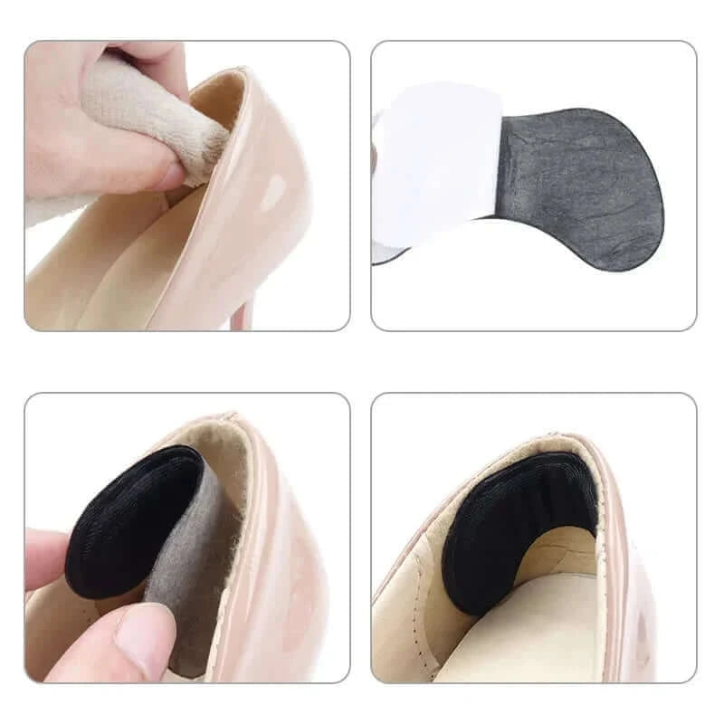 2pcs 4D Heel Pads Insoles Patch Anti-wear Shoe Cushion Pain Relief.