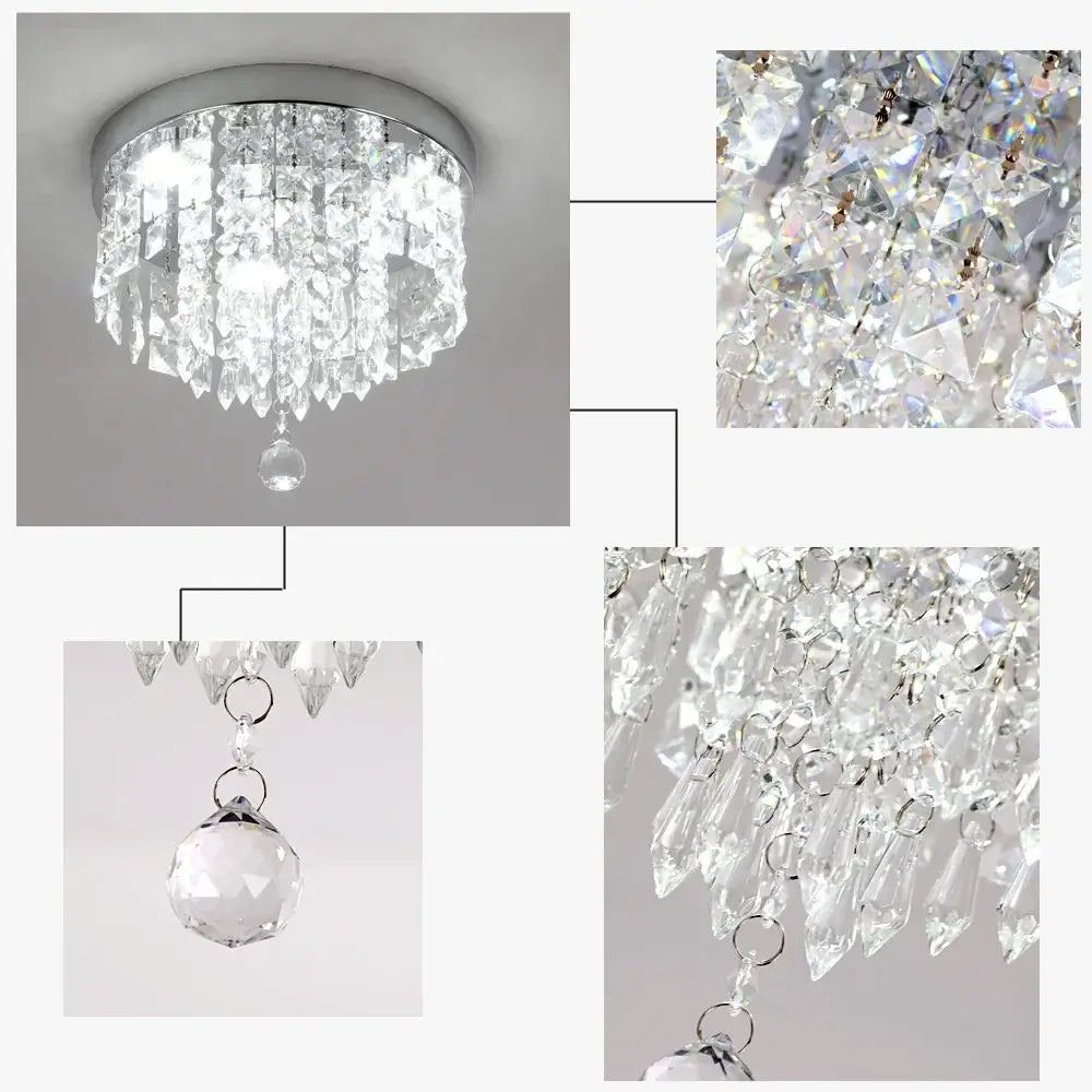 GreeLustr X50 Crystal Ceiling Light, 25 or 50 cm