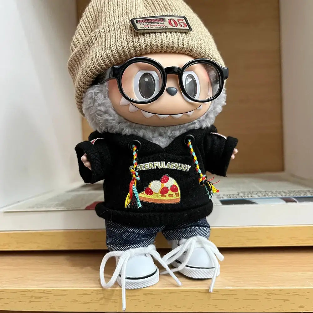 17cm Labubu Doll Hoodie Outfit - DIY Gift Idea
