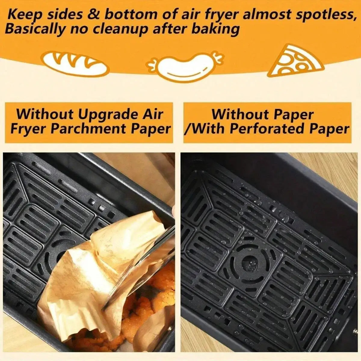 air fryer disposable paper liners