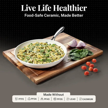 20 Pc Non Stick Cookware Set - Ceramic Pots &amp; Pans