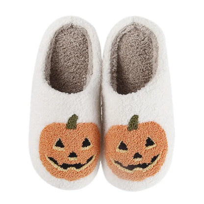 Halloween pumpkin slippers