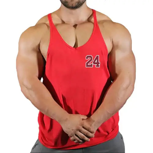 Sport Brand Vest Muscle Gym Mens Back Tank Top Sleeveless Stringer.