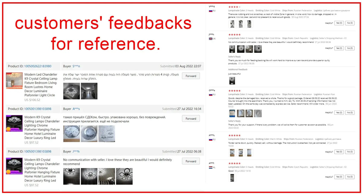 VETRULUS Flower LED Ceiling Light, 6-Leaf Design
