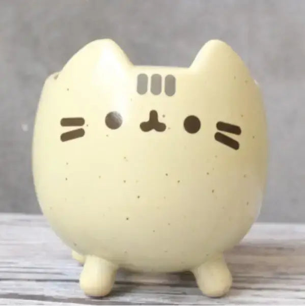 cute cat succulent pot