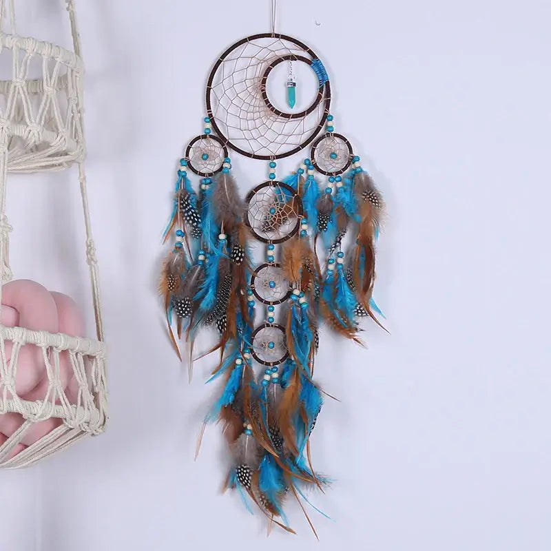 handmade dreamcatcher wall hanging
