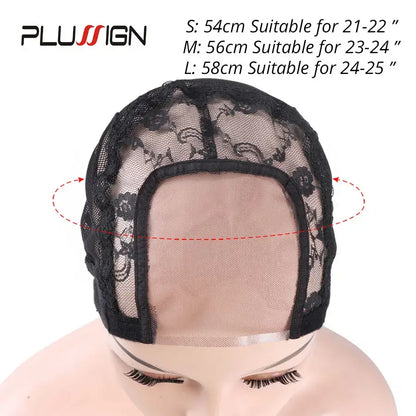 U Part Swiss Lace Wig Cap