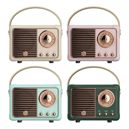 Bluetooth Compact Retro Speakers with Radio.