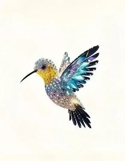 Dream Catcher Perfect Home and Garden Gift Interior Accessories Gorgeous Hummingbird Suncatcher - 7.87” Acrylic Stained Glass