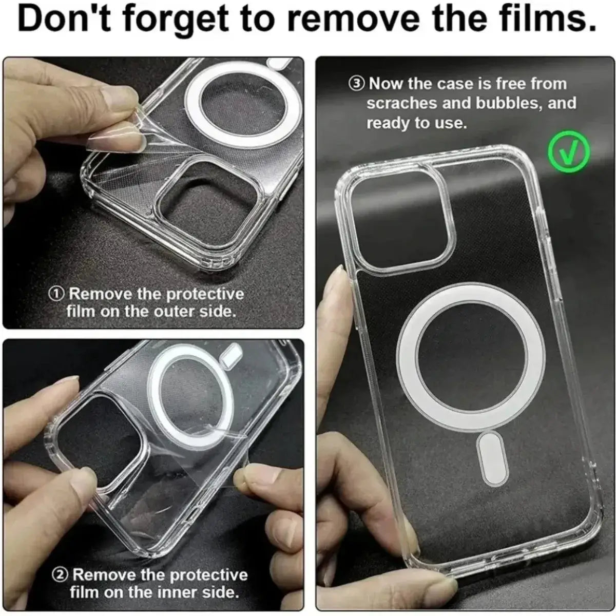 Clear Magnetic iPhone Case