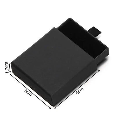 Creative Drawer Jewelry Packaging Box Necklace Ring Earing Bracelet Storage Organizer Display Stand Solid Color Paper Gift 2030