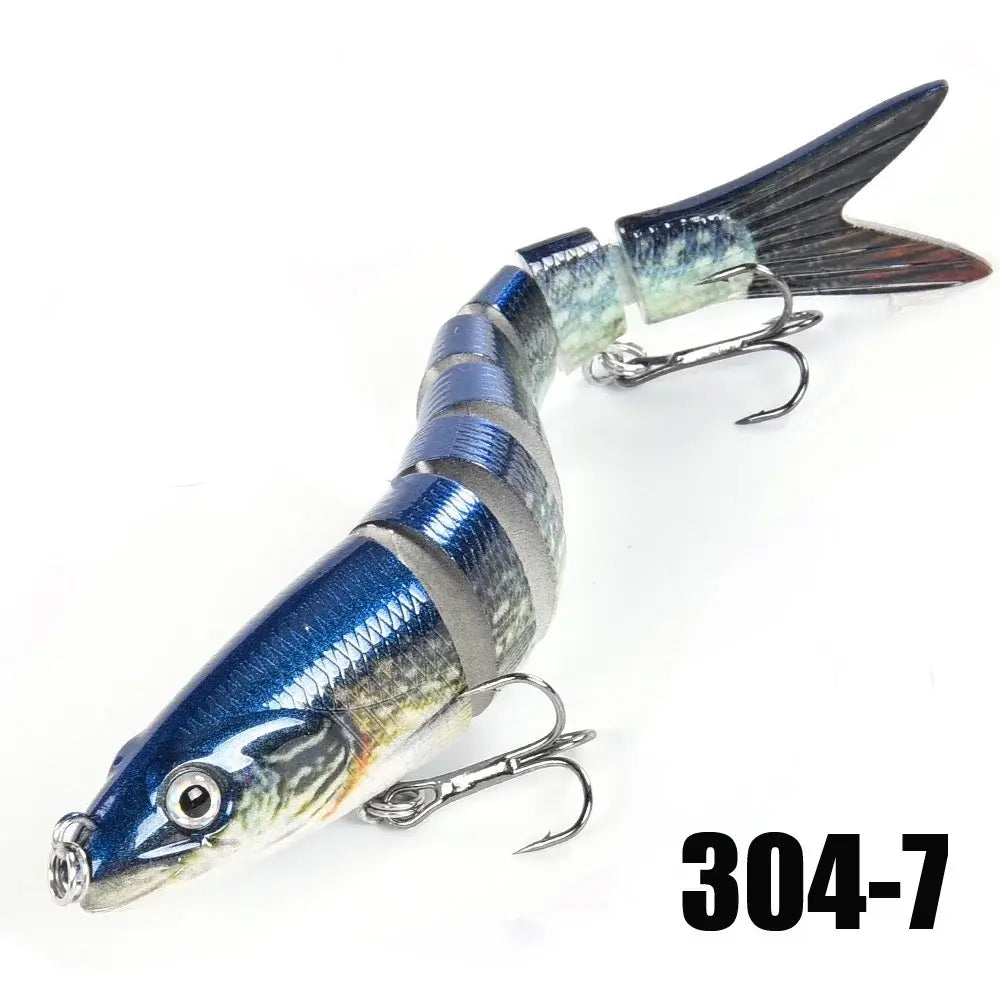 Multi-Jointed Slow-Sinking Swimbait Fishing Lure