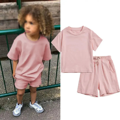 Summer Tracksuit Set for Kids - 0-6Y Sports Wear