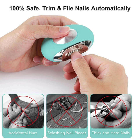 Electric Nail Clipper Nail Trimmer Nail Files Safe Automatic Nail