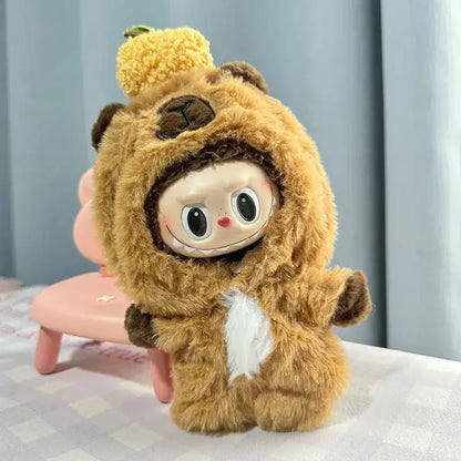 Labubu Doll Clothes: Cozy Capybara Jumpsuit