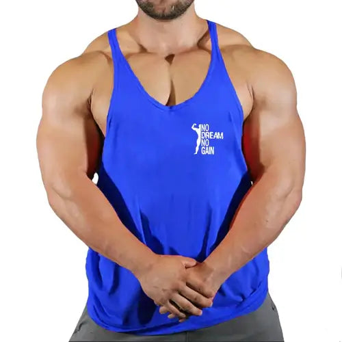 Brand Vest Muscle Sleeveless Singlets Fashion Workout Sports Shirt.