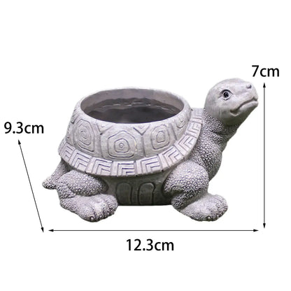 turtle planter pot