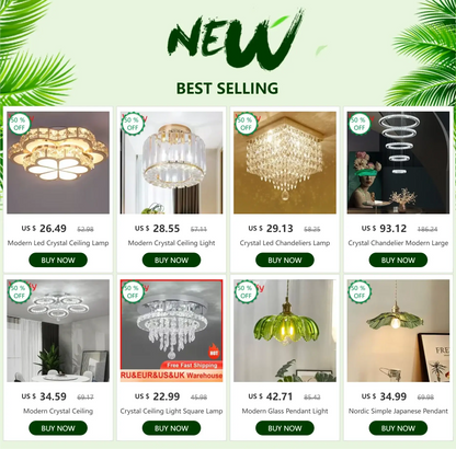 Vinilky Dimmable LED Ceiling or Pendant Light, Black or Gold