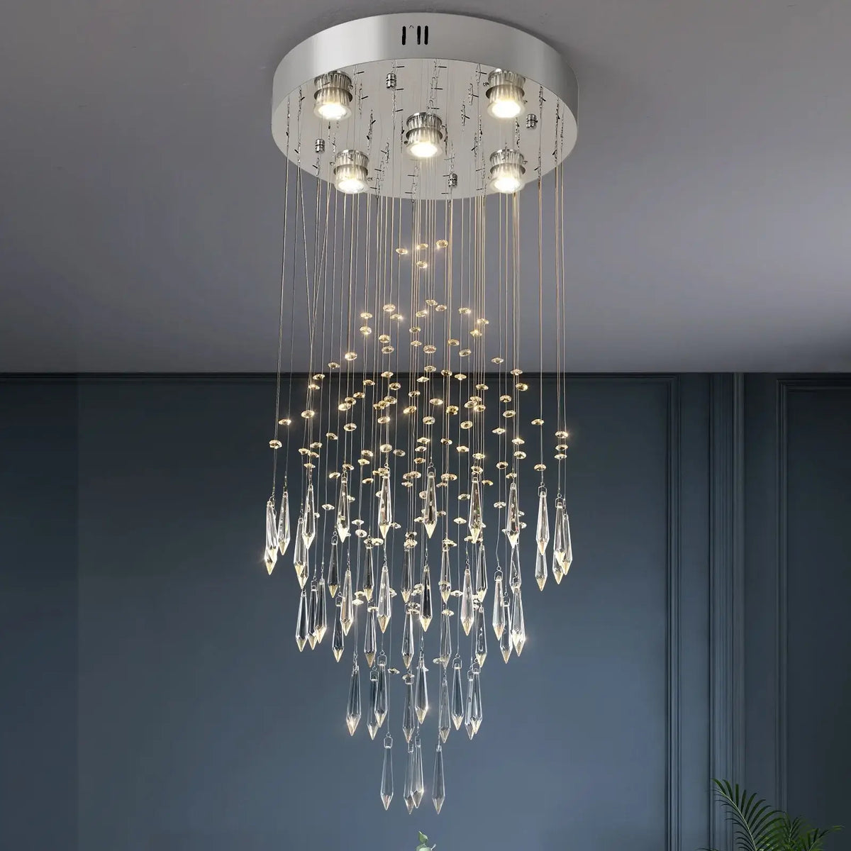 VETRULUS Modern Crystal Chandelier, Selectable Designs