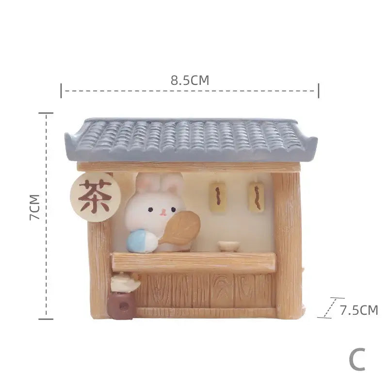 bakery themed flower pot for succulents