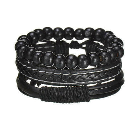 Mens Modern Multilayered Bracelet.