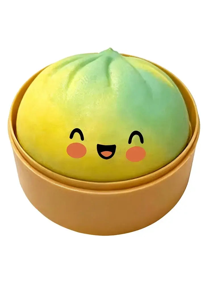 Simulation Dumpling Pressure Ball Slow Rebound Soft Pinch Decompression Toy Office Home Decor Children Adults Birthday Gifts