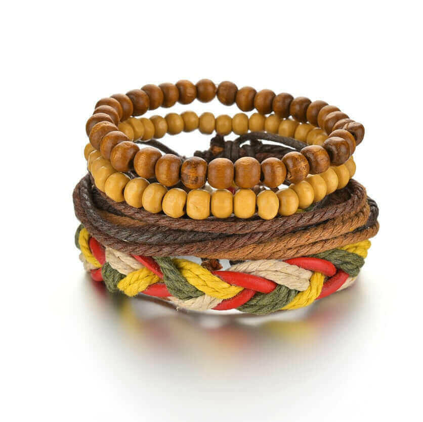 Mens Modern Multilayered Bracelet.