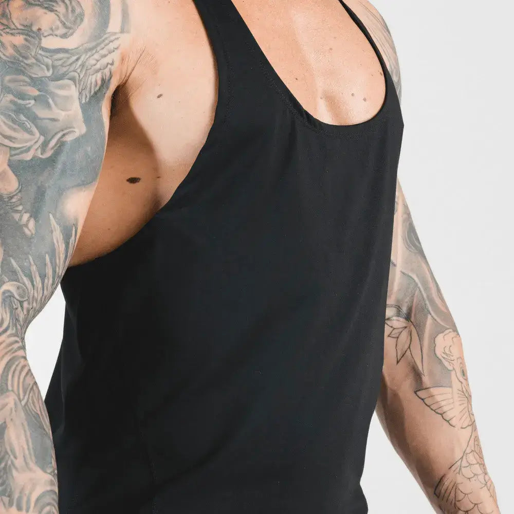 Summer Y Back Gym Stringer Tank Top Men Cotton Clothing Bodybuilding.