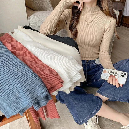 Chic Mock Neck Women&