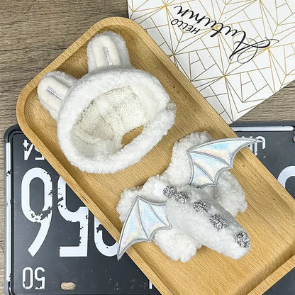 Labubu Doll 17cm Hoodie for BJD Mini Figurines