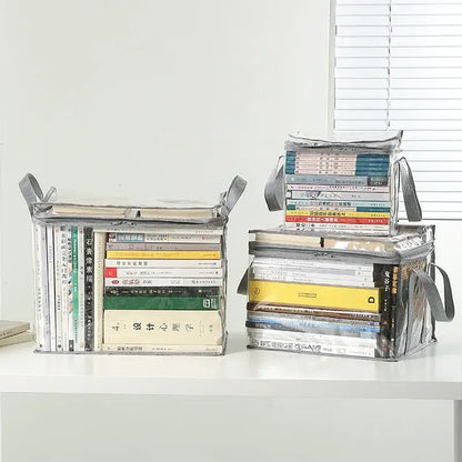 Foldable Book Box - Waterproof Organizer for Students