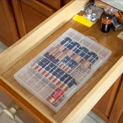 Battery Organizer Storage Case For AA AAA C D 9V Portable Battery