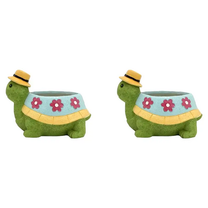 cute turtle flower pot planter