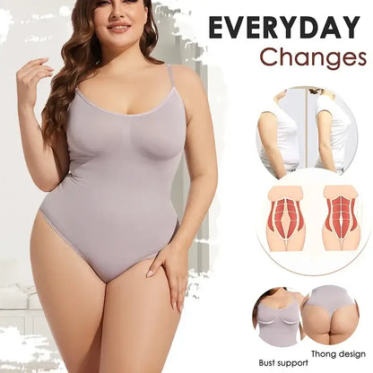 Thongs Bodysuit Shapewear Women Tank Top Tummy Control Body Shaper Camis Shaperwear Slimming Waist Trainer Underwear 9 colors