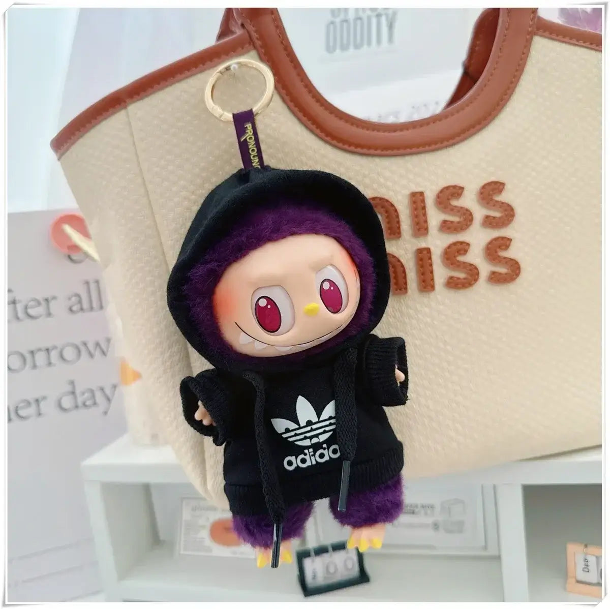Labubu Doll Clothes Hoodie &amp; Pants Set | 15/17cm Dolls
