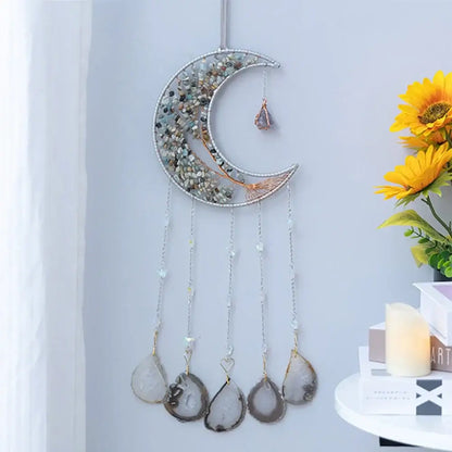 purple crystal dream catchers