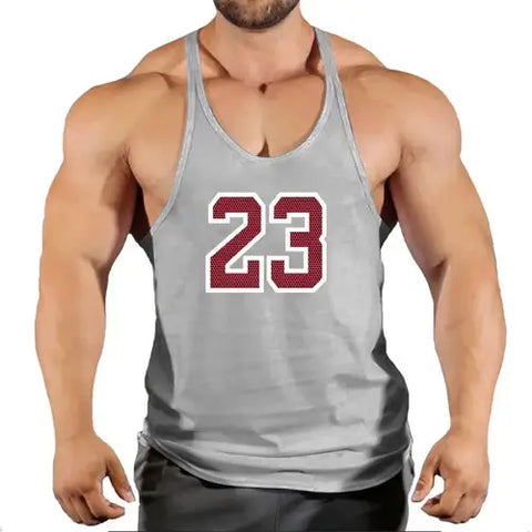 Sport Brand Vest Muscle Gym Mens Back Tank Top Sleeveless Stringer.