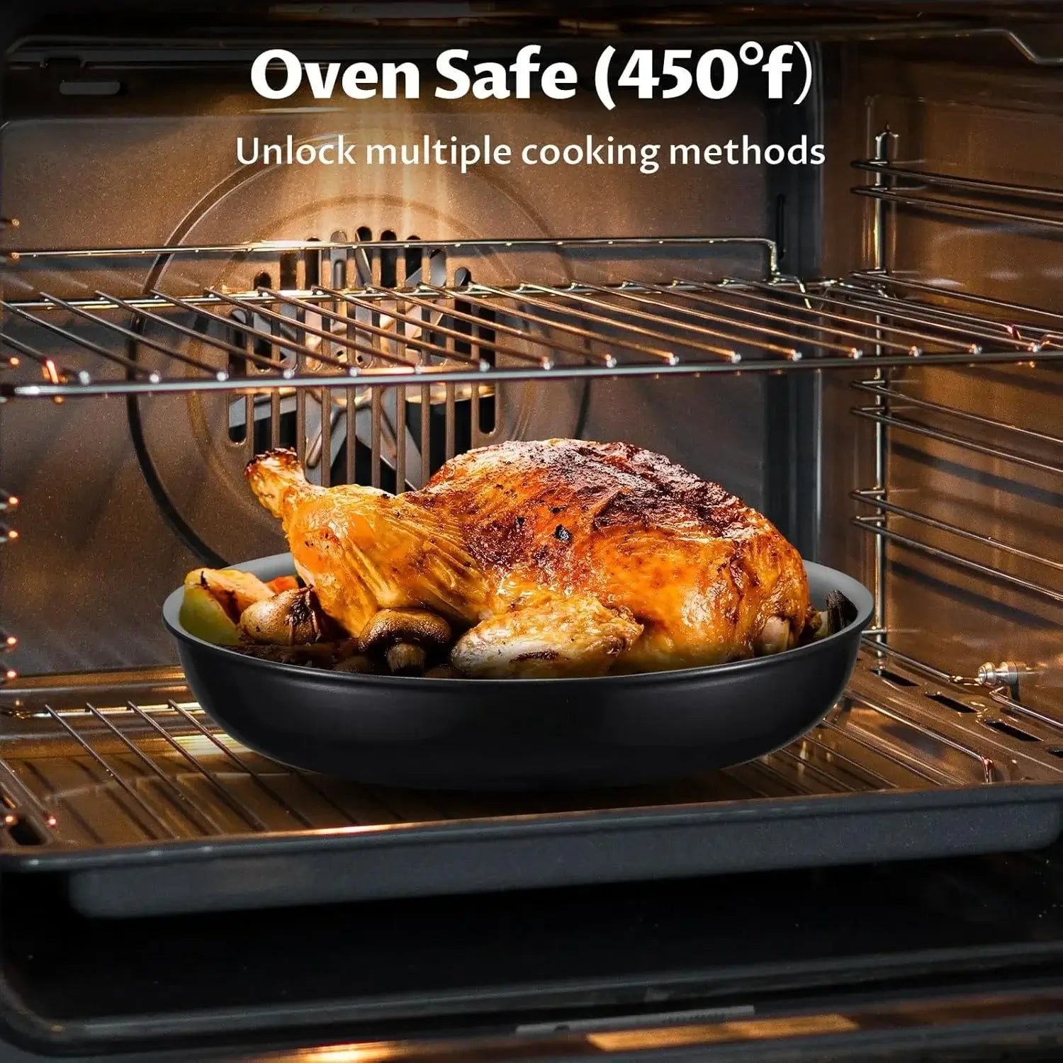 Healthy Ceramic Induction Cookware Set - 10 Pieces