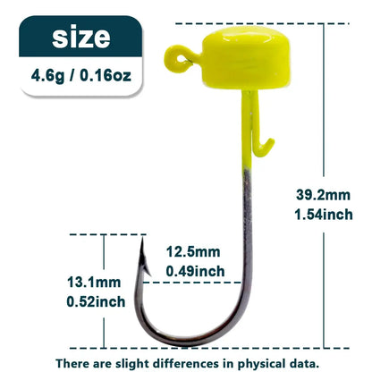weedless ned rig jigheads for crappie bass fishing