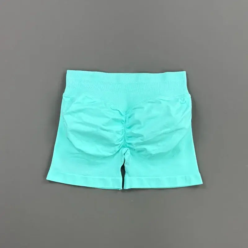 HISTELLO Women’s Seamless Scrunch Workout Shorts
