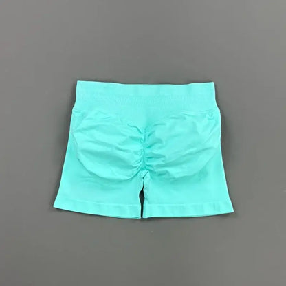 HISTELLO Women’s Seamless Scrunch Workout Shorts