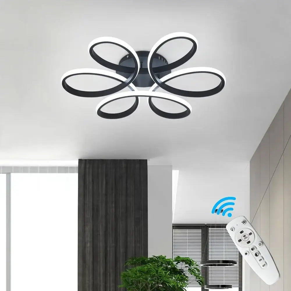 Vinilky Dimmable LED Ceiling or Pendant Light, Black or Gold