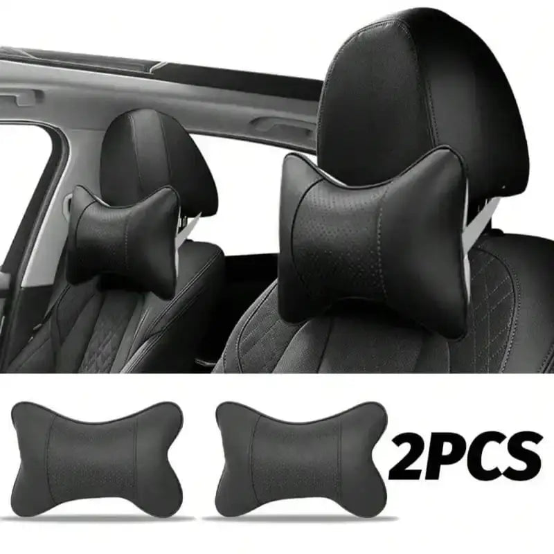 Auto Safety Car Seat Headrest with Breathable Mesh Relax Pillow Head And Neck Rest Cushion Auto Protector