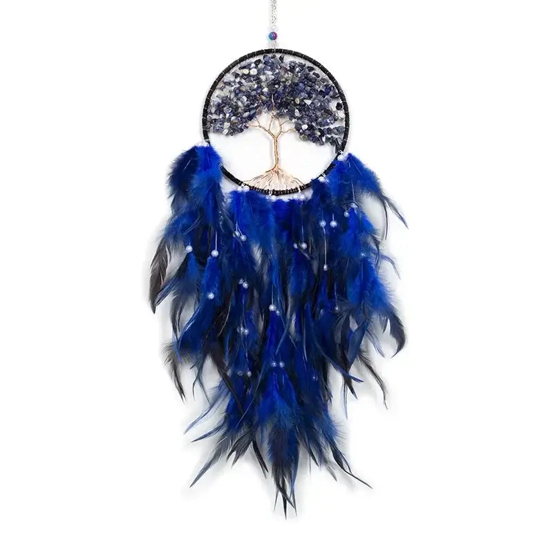 colorful crystal dream catchers