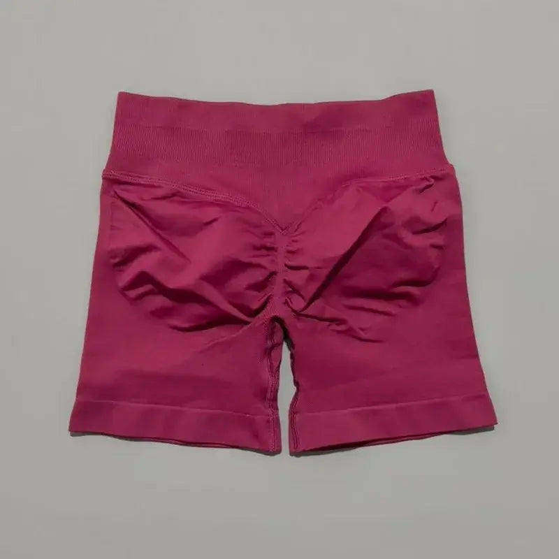 HISTELLO Women’s Seamless Scrunch Workout Shorts