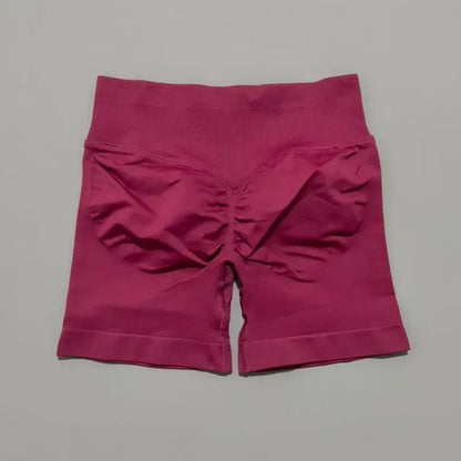 HISTELLO Women’s Seamless Scrunch Workout Shorts