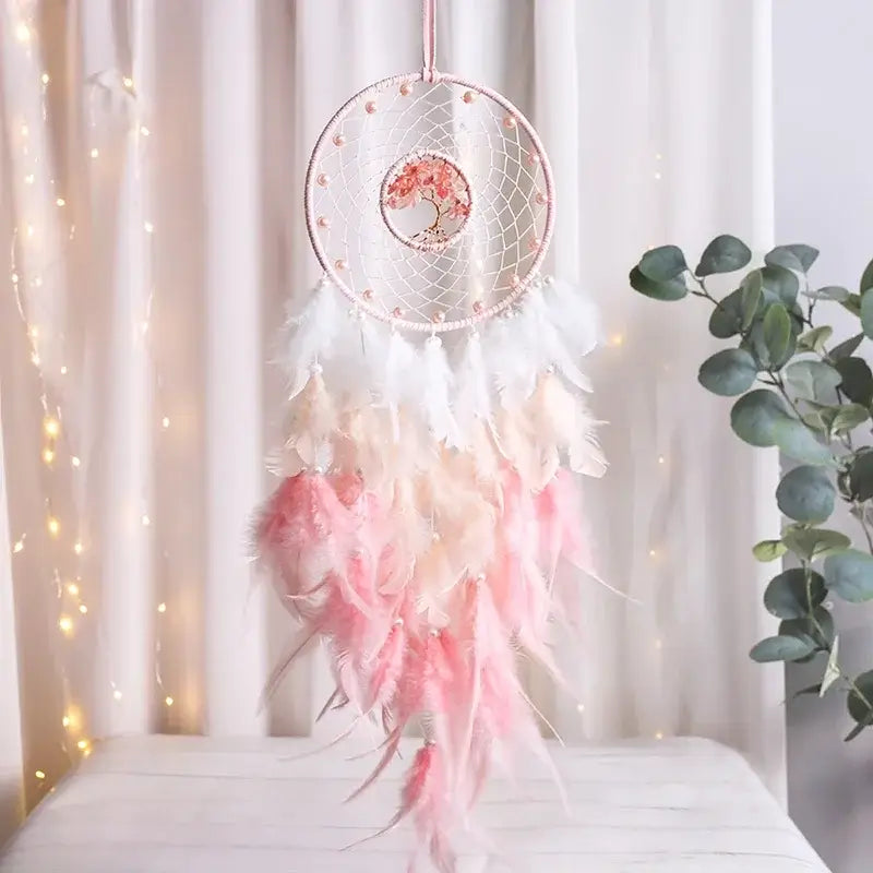 peacock feather dream catchers