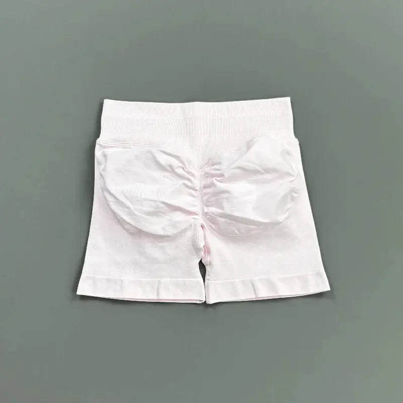 HISTELLO Women’s Seamless Scrunch Workout Shorts