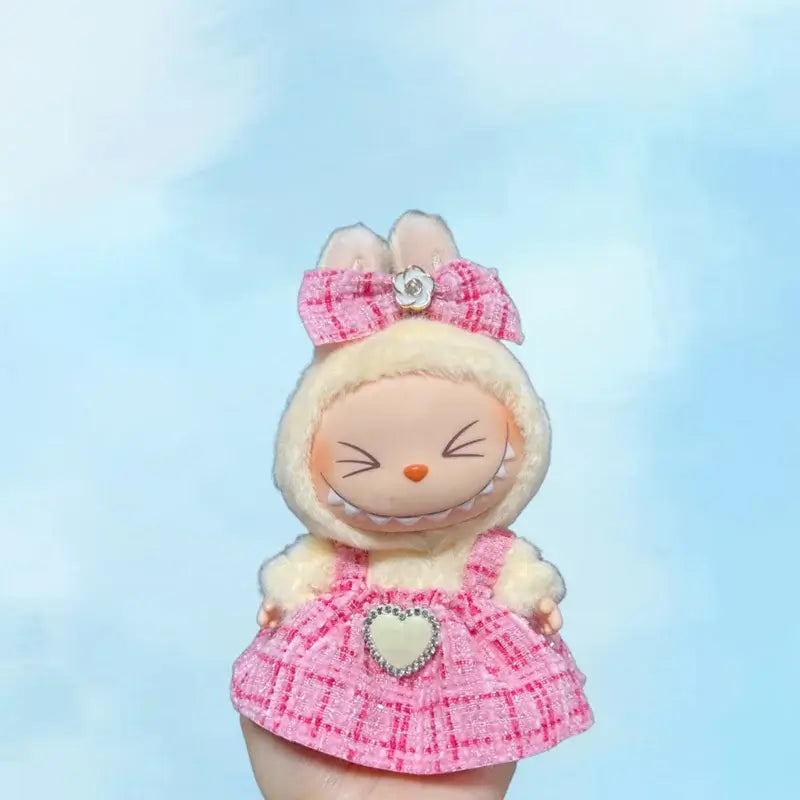 Labubu doll skirt suit