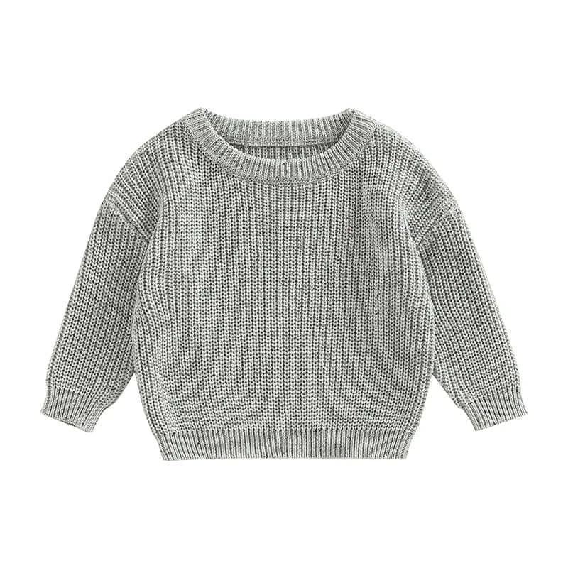 Children s Unisex Fall Sweater Vibrant Polka Dots Design with Long Sleeves and Round Neckline for Boys and Girls